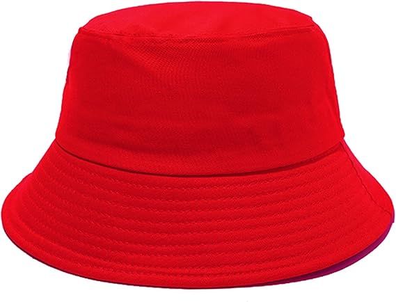 Bucket Hat for Women Men Cotton Summer Sun Beach Fishing Cap | Amazon (US)