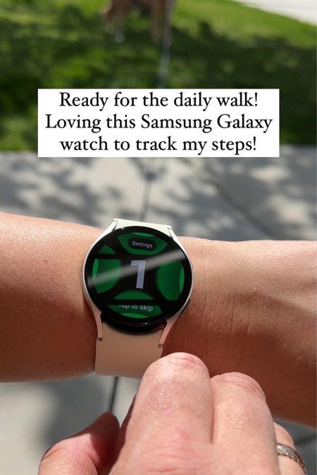 Tracking my steps today! #BestBuyPaidPartner #Samsung
I am tracking my daily steps and using the new Samsung Galaxy Watch6 to do it. @BestBuy 

#LTKswim #LTKfitness #LTKGiftGuide