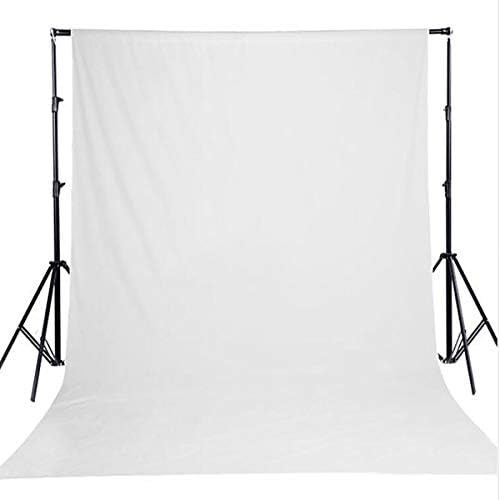 HMTFOTO 5X7ft Video Studio Solid White Photography Backdrop Background Chromakey Muslin Portrait ... | Amazon (US)