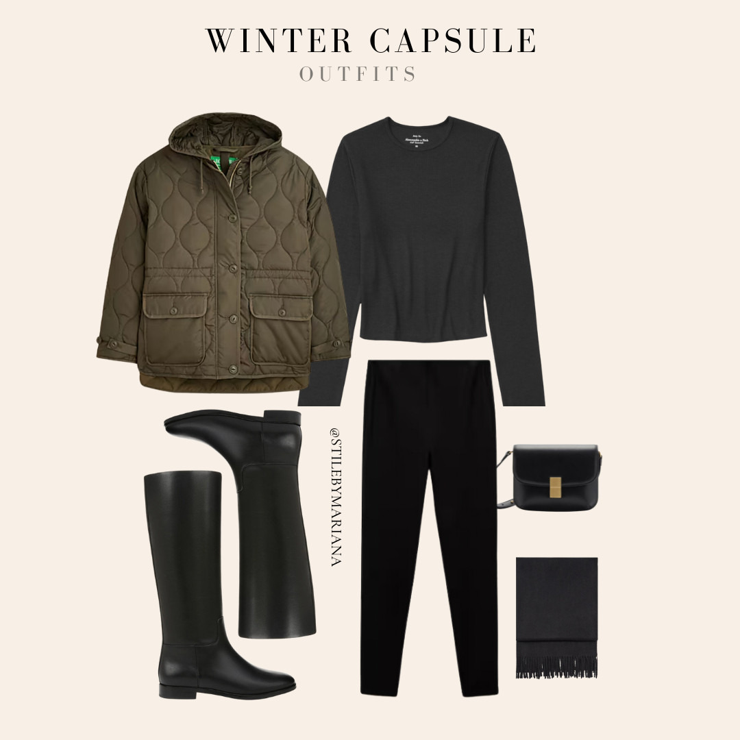 Winter Capsule Outfits! Elevated casual winter outfits 

 #LTKSeasonal #LTKFindsUnder50 #LTKFindsUnder100