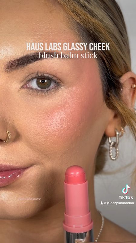 70% skincare ingredients in this NEW glassy blush balm from Haus Labs! ✨ Wearing shade glassy pomelo 🤍 Click below to grab yours at Sephora! 🫶🏻 #LTKSummerSales

#LTKBeauty #LTKVideo #LTKSaleAlert