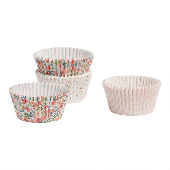 Spring Floral Cupcake Liners 75 Count | World Market