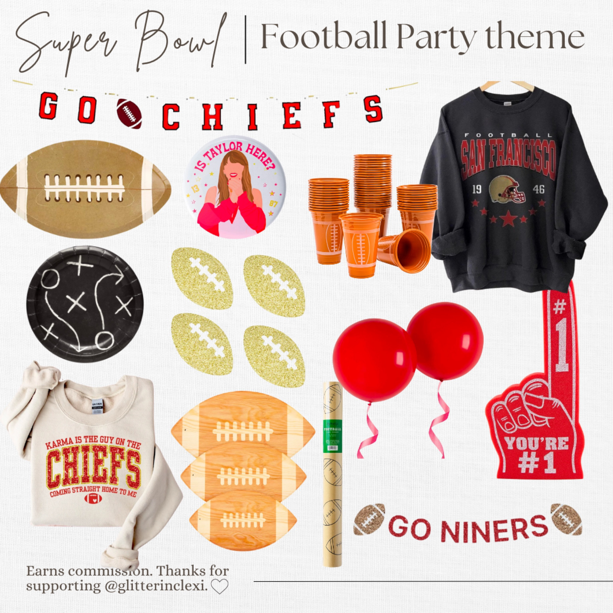 Super Bowl party theme! 

#LTKparties #LTKSeasonal #LTKsalealert