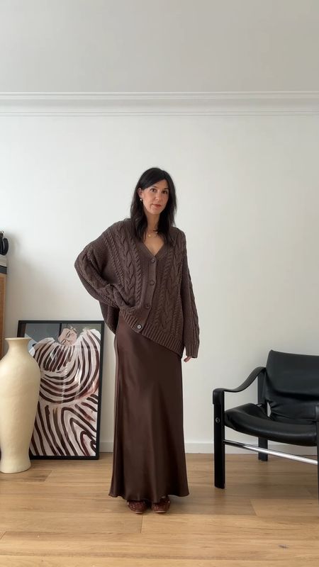 Wearing brown cardigan in size S, brown skirt in size S and flats in size US10. 

Wearing boots in size EU40

Wearing by freer silk tank, with trench in size S and jeans in size AU8

Wearing belt in size 70

Wearing cream cardigan a size up in M

Python skirt in size AU8

#LTKautumn #LTKwinter #LTKaustralia