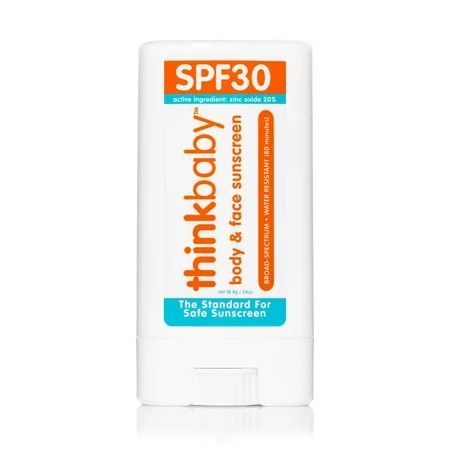 Thinkbaby Safe Face and Body Stick Sunscreen SPF 50+ - .64 Ounce, Pack of 2 | Walmart (US)
