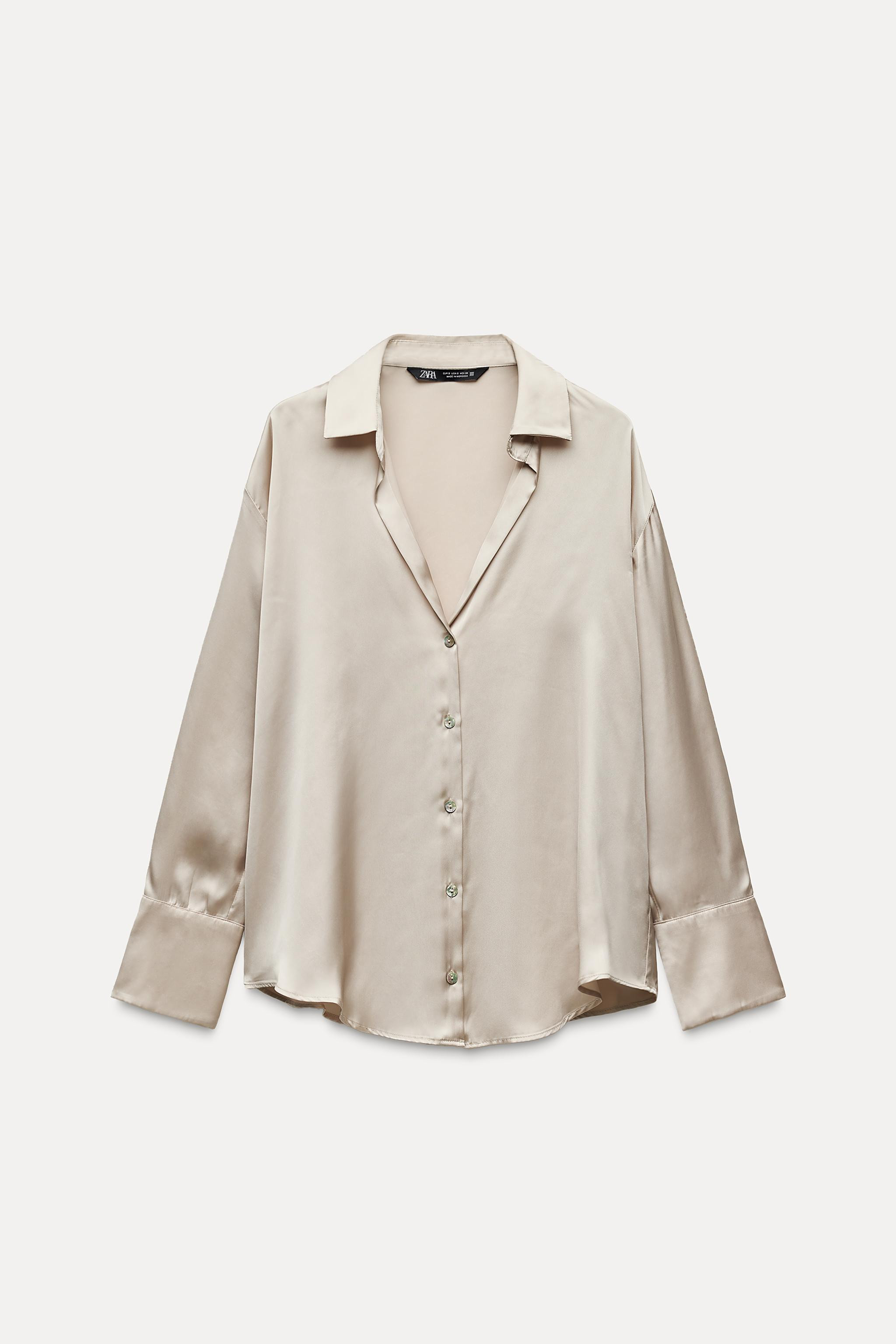 SATIN EFFECT SHIRT | Zara US