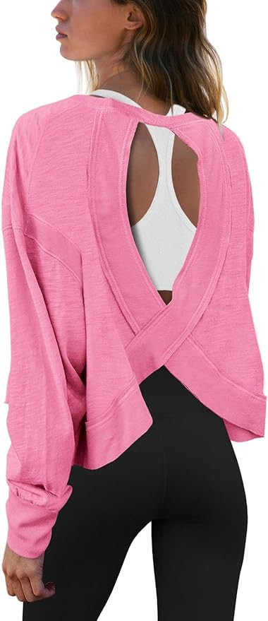 Panadila Workout Top Long Sleeve Athletic Shirts | Amazon (US)