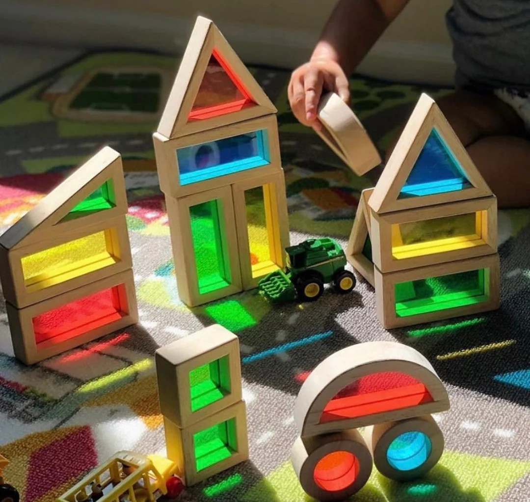 Jr. Rainbow Blocks Set | Etsy (US)