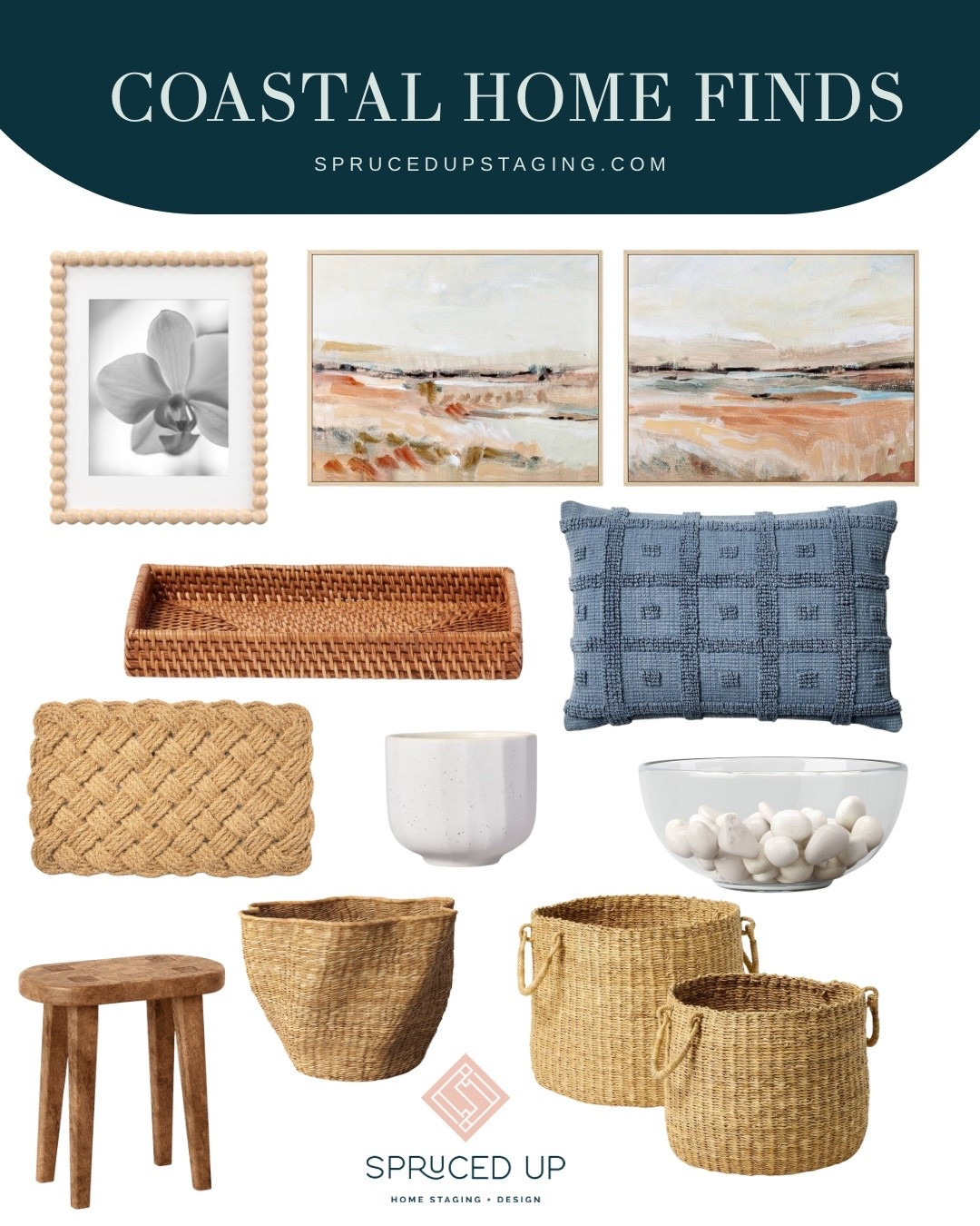 Coastal home finds from target, target home decor finds 

#LTKHome