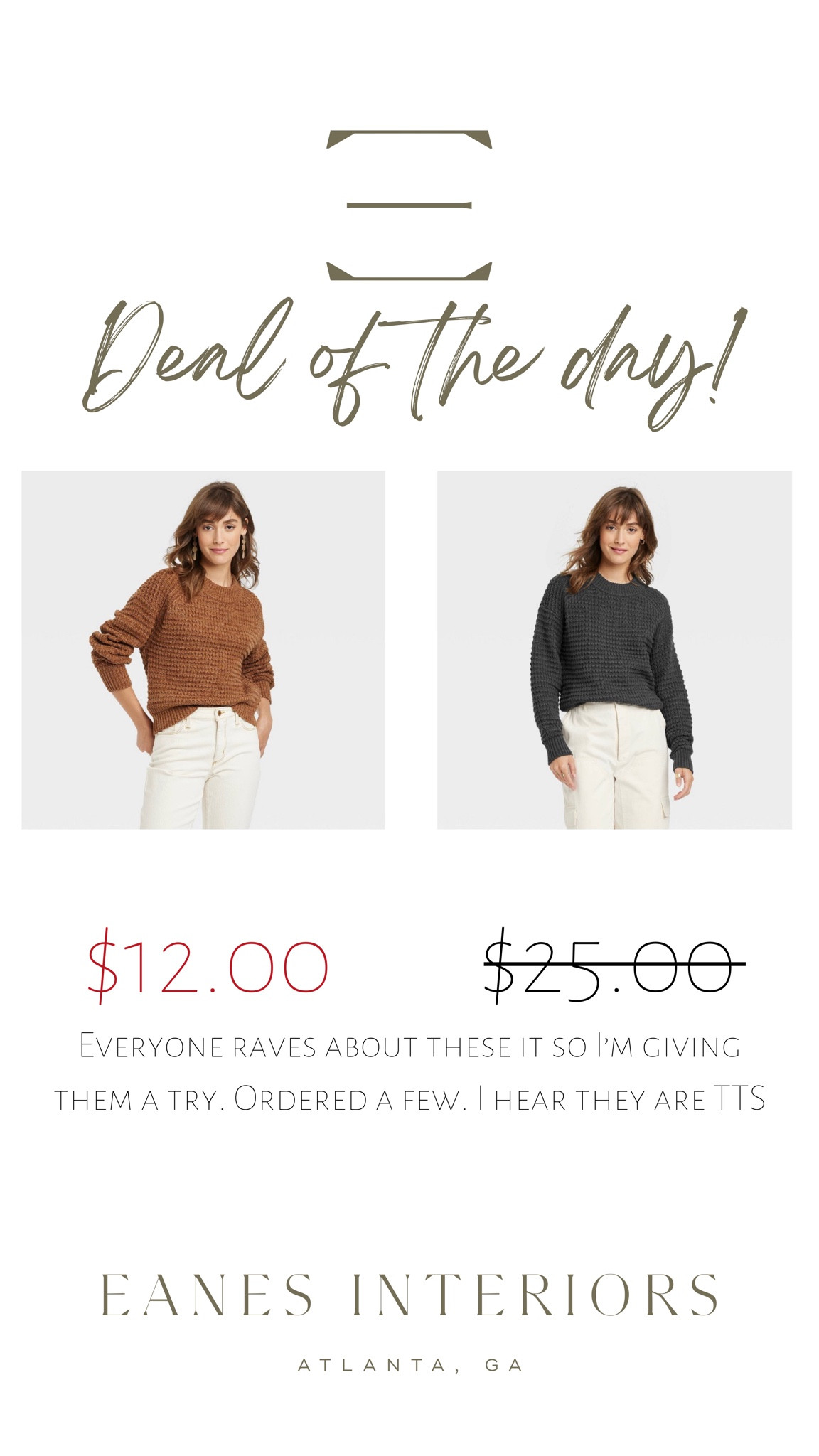 I’ve heard these sweatshirts are amazing so I’m trying them at this great price! 

#womenssweatersale 

#LTKunder50 #LTKCyberweek #LTKsalealert