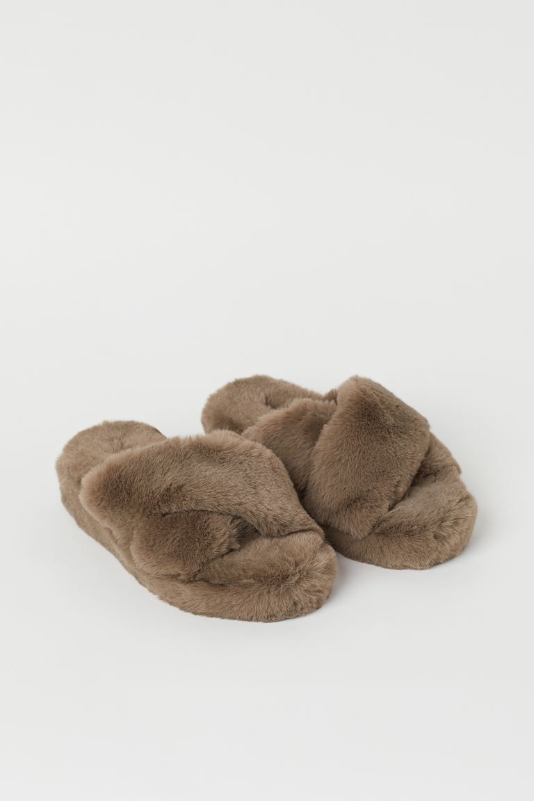 Faux Fur Slippers | H&M (US + CA)