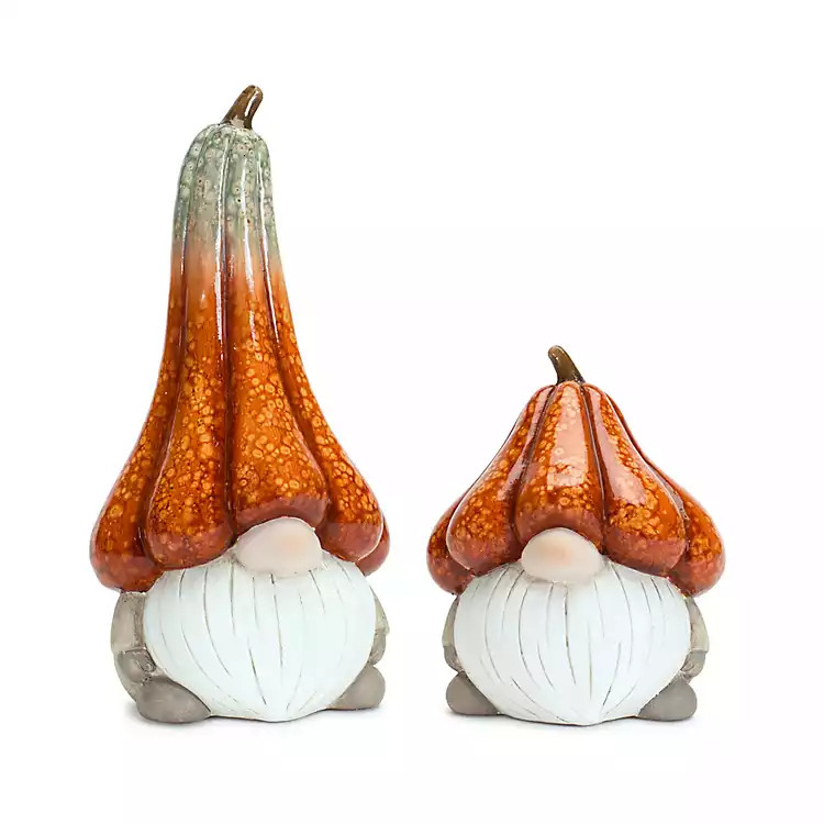 Gnomes with Pumpkin Hats, Set of 2 | Kirkland's Home