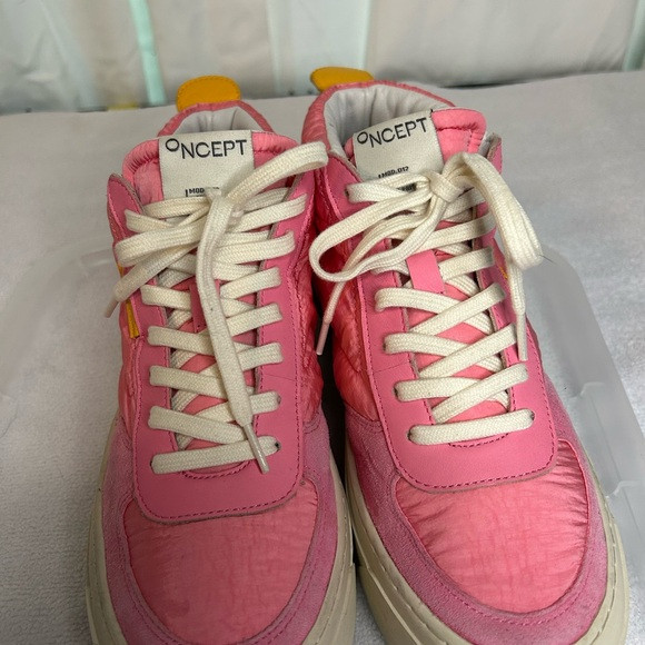 ONCEPT Vibrant Pink Sneakers with Cream Accents | Poshmark