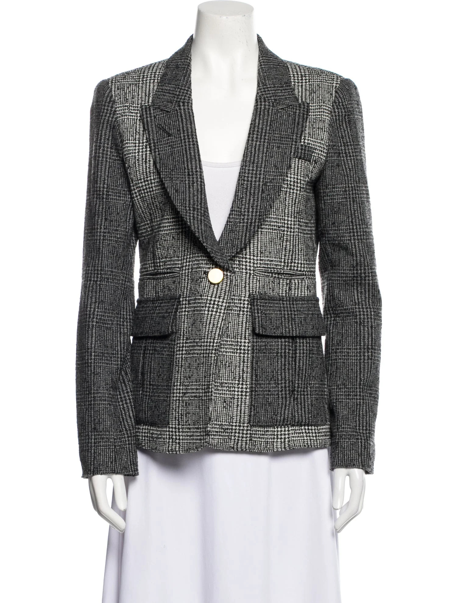 Plaid Print Blazer | The RealReal