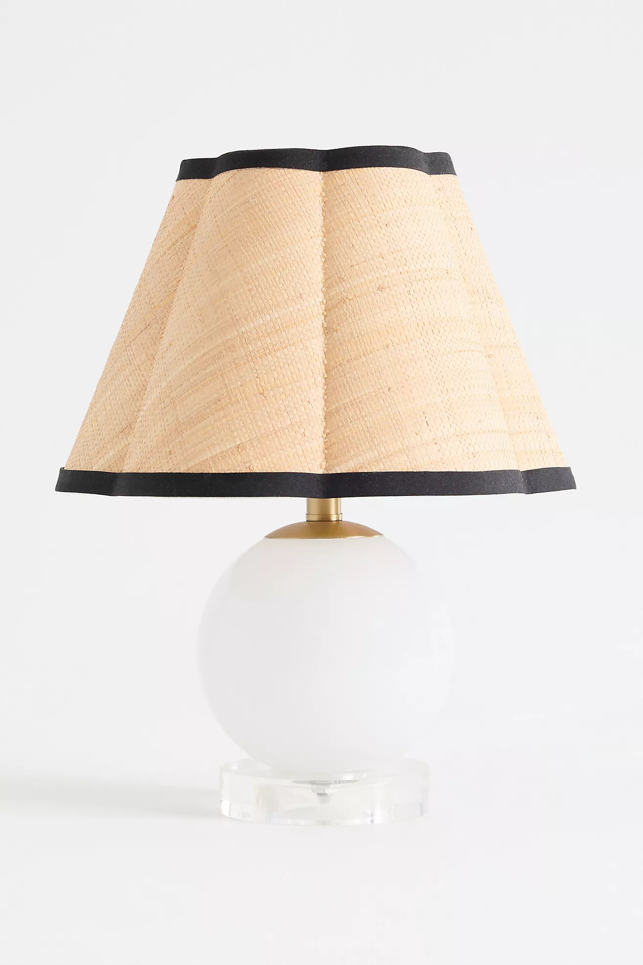 Bubble Glass Scalloped Shade Table Lamp | Anthropologie (US)