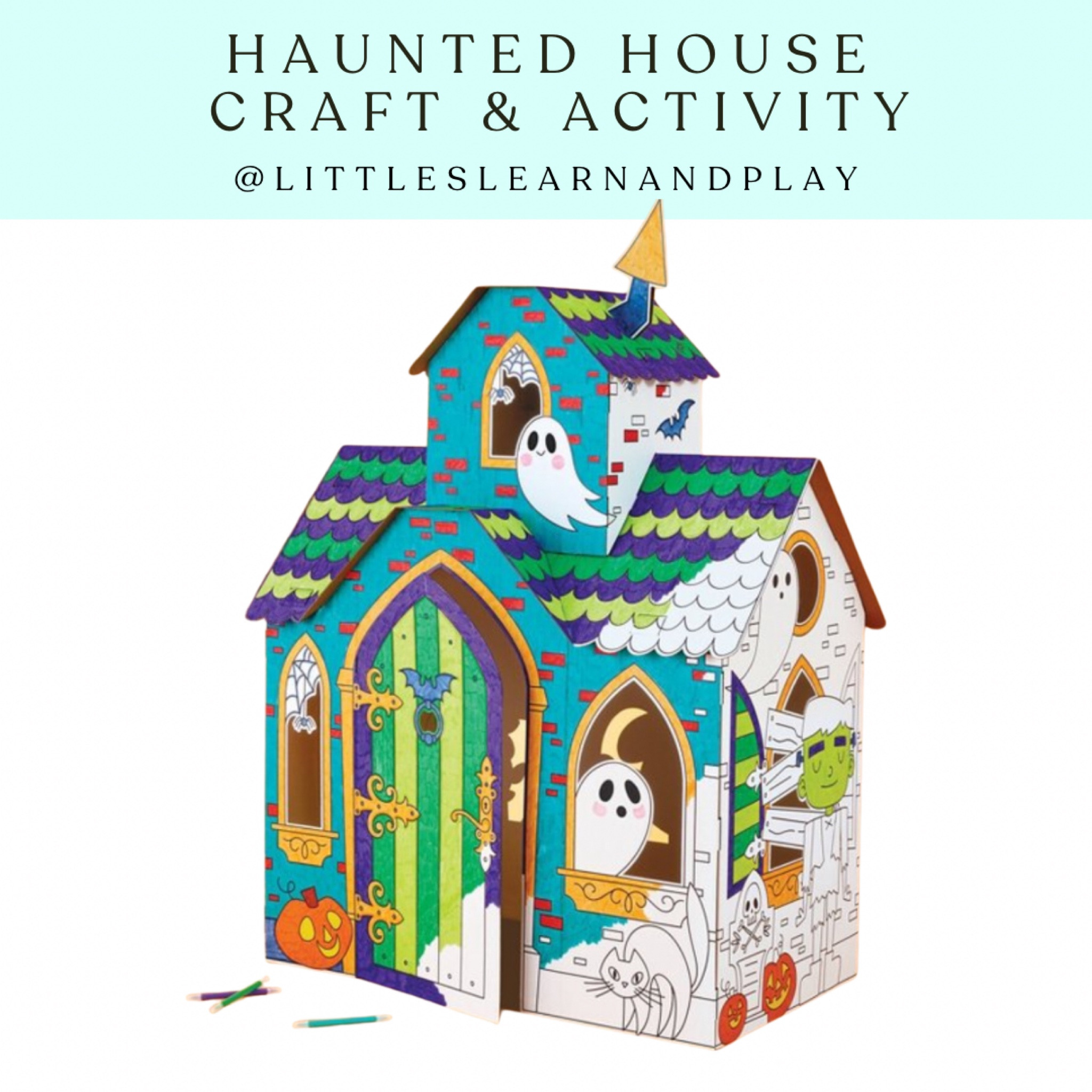Halloween Kids activity! Make your own haunted house!

#LTKFamily #LTKSeasonal #LTKKids