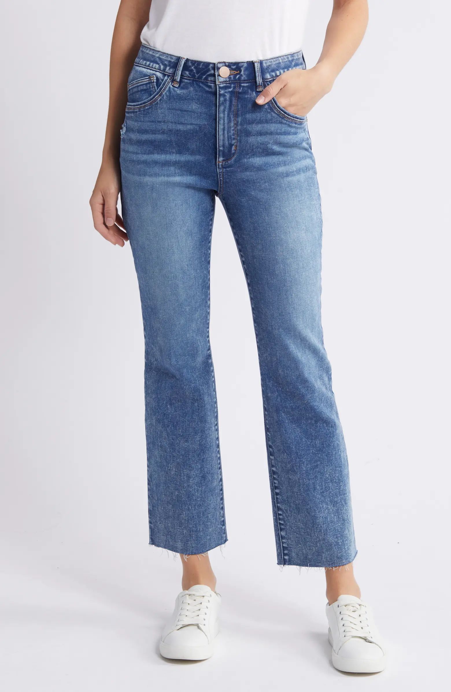 Wit & Wisdom 'Ab'Solution Skyrise High Waist Ankle Bootcut Jeans | Nordstrom | Nordstrom