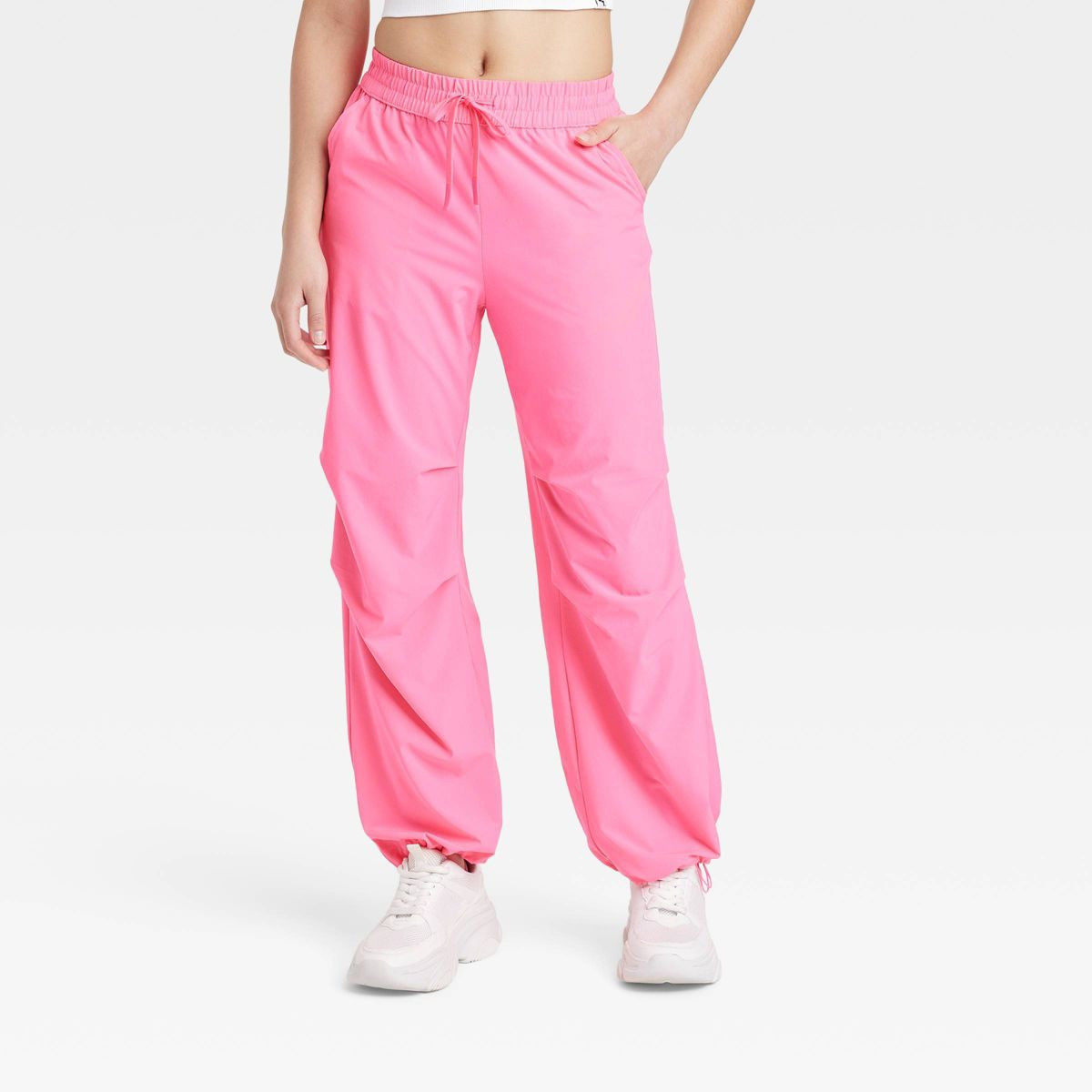 Women's Mid-Rise Parachute Pants - JoyLab™ | Target