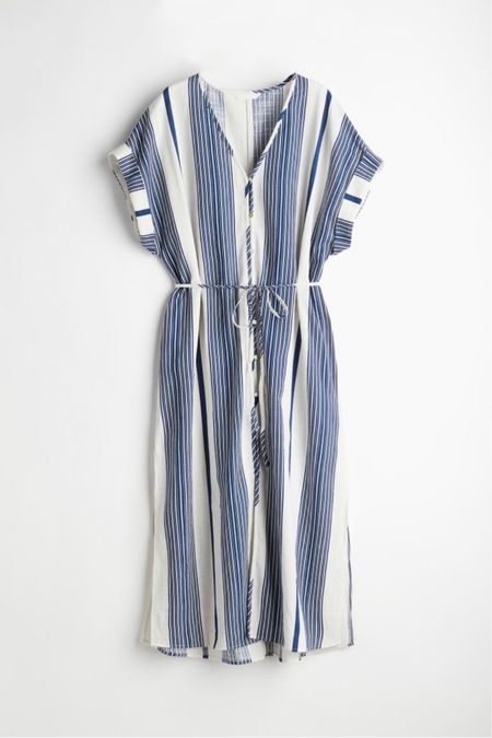 Striped midi shirt dress 

#LTKstyletip #LTKfindsunder50 #LTKSeasonal