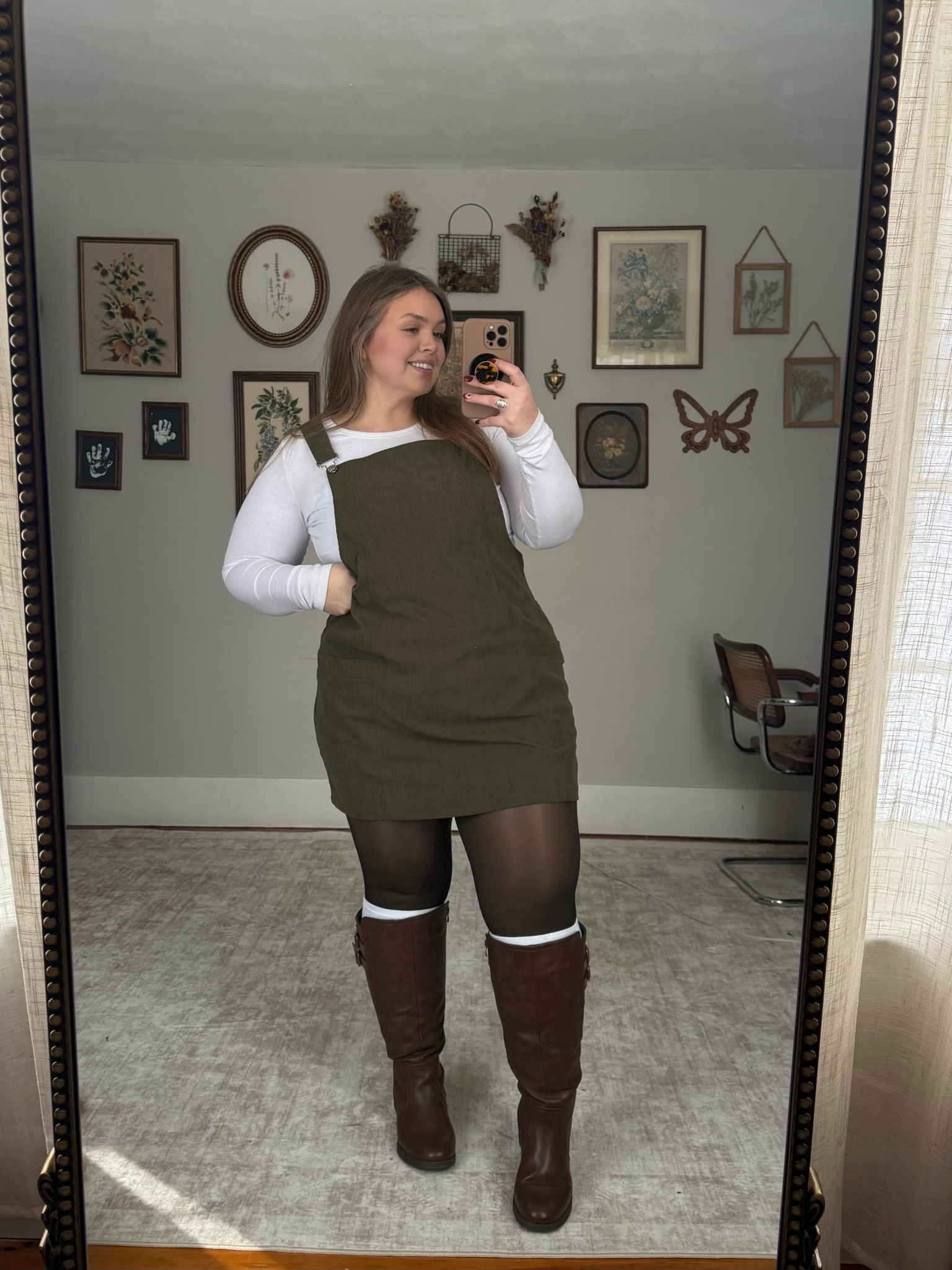 This little overall dress is just the cutest 💕

#LTKMidsize #LTKPlusSize