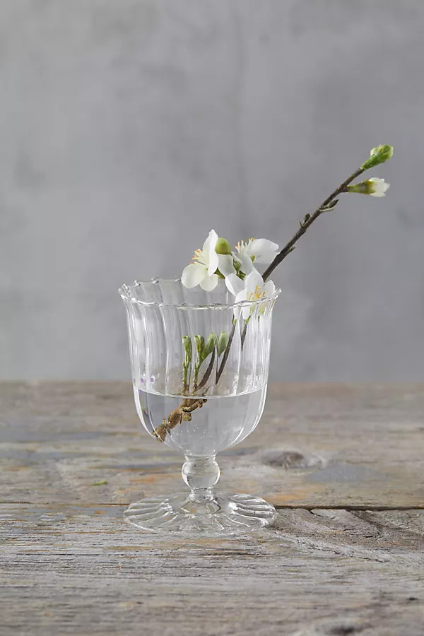 Scalloped Glass Vase | Anthropologie (US)