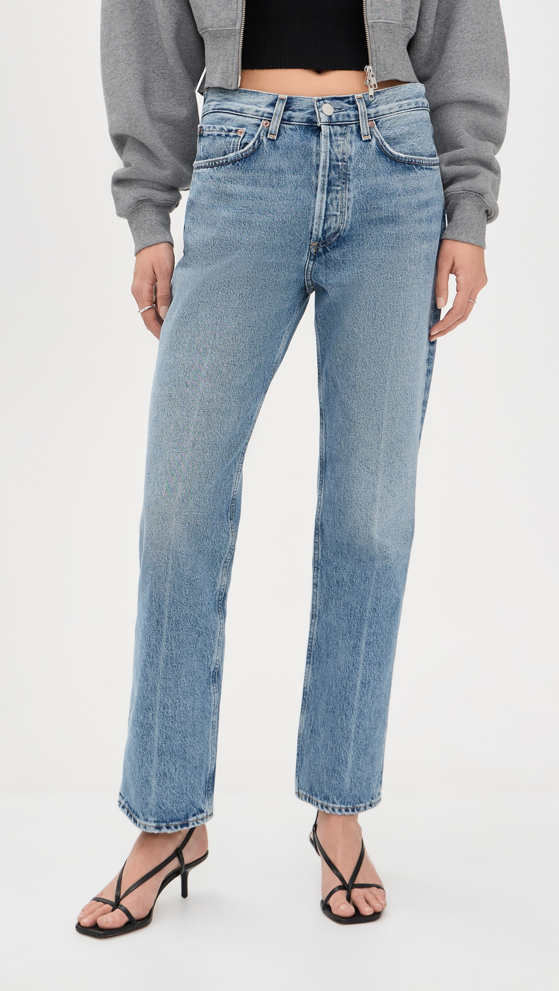 AGOLDE Lana High Rise Vintage Straight Jeans Brink 32 | Shopbop