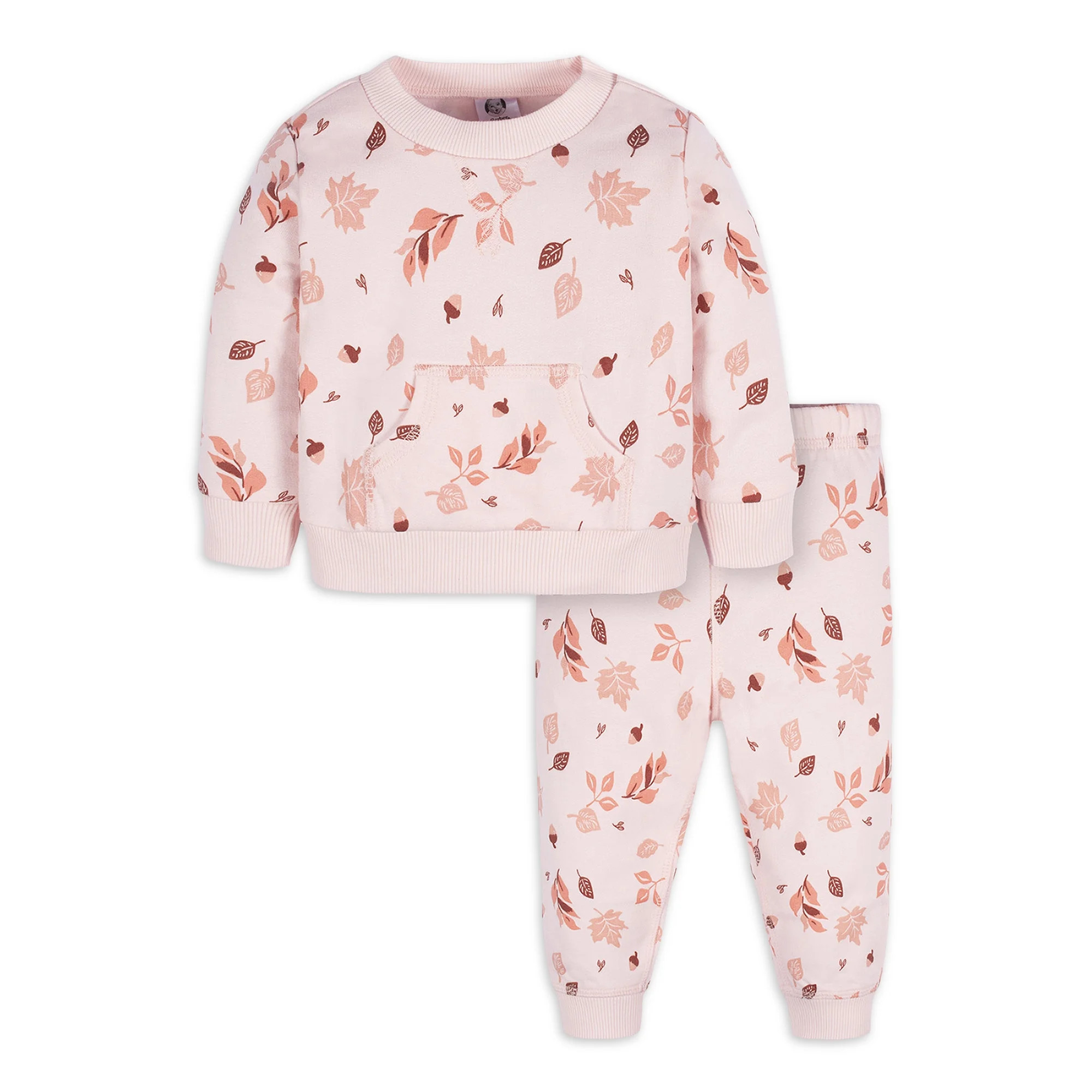 Gerber Baby and Toddler Boy or Girl Unisex Sweatshirt & Active Pant, 2-Piece, Sizes 0/3 Months-5T | Walmart (US)