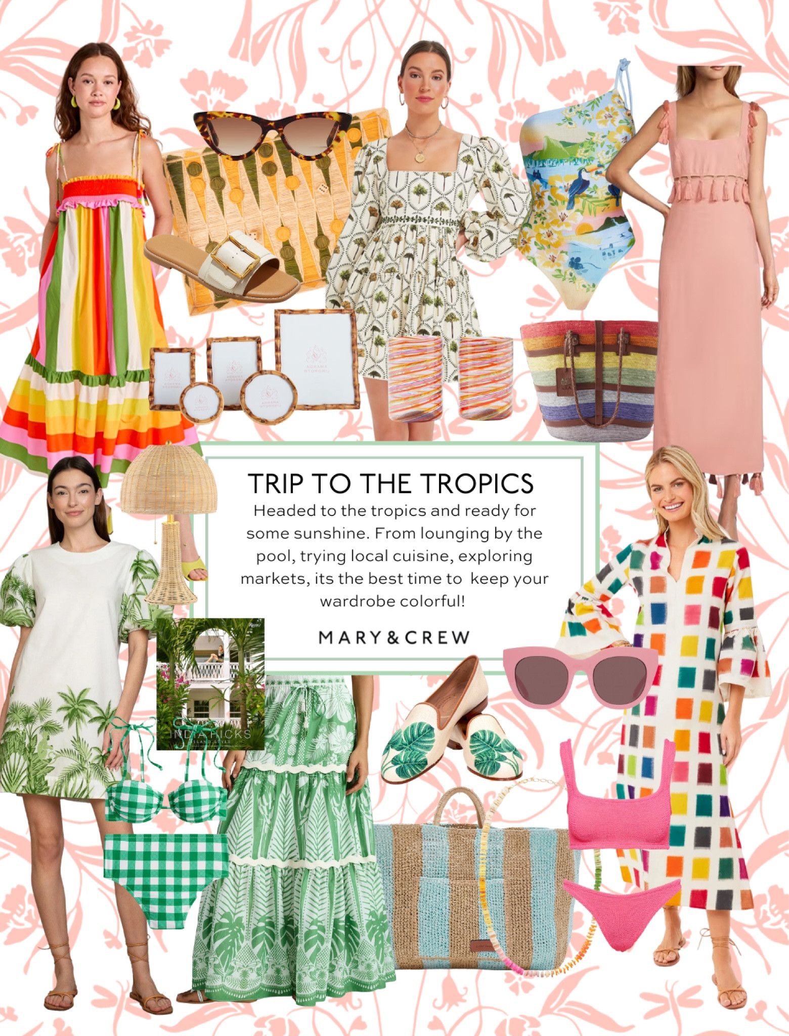 Color Study // A Trip to the Tropics

Headed to the tropics and ready for some sunshine. From lounging by the pool, trying local cuisine, and exploring markets, it's the best time to keep your wardrobe colorful!

#LTKstyletip #LTKFind #LTKSeasonal