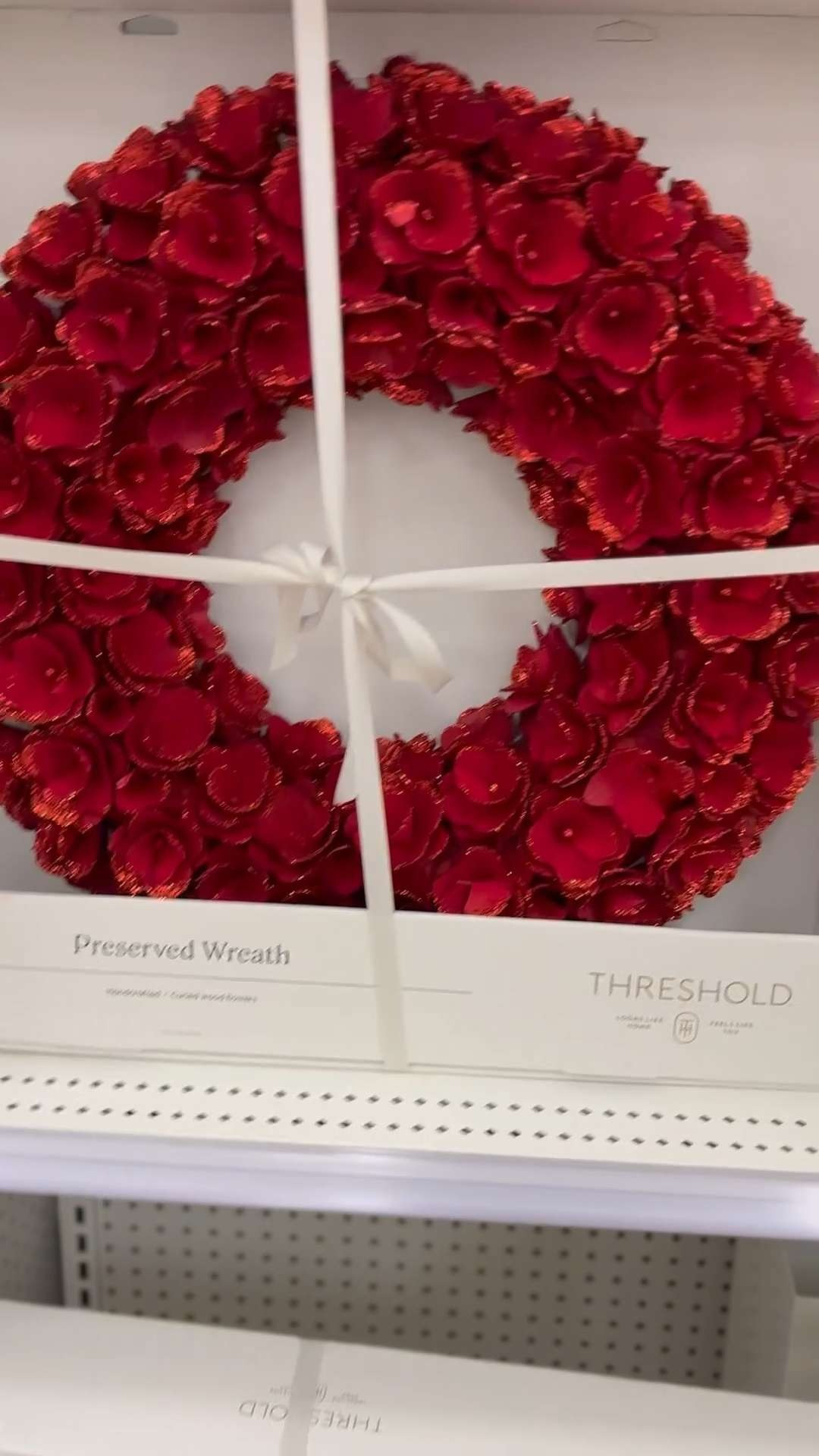 This red preserved floral wreath from Threshold is a stunning Christmas statement piece!
Bold, festive, and perfect for front doors, mantels, or holiday entryways. A beautiful, high-quality wreath that instantly elevates your Christmas décor. #TargetFinds #Threshold #BoxwoodWreath #ChristmasWreath #HolidayDoorDecor #ClassicChristmas #ChristmasGreenery #ChristmasMantel 

 #LTKGiftGuide #LTKHoliday #LTKSeasonal