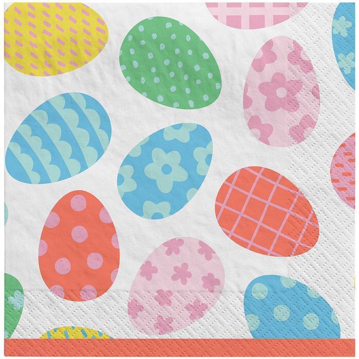 30ct Easter Disposable Beverage Napkins - Spritz™ | Target