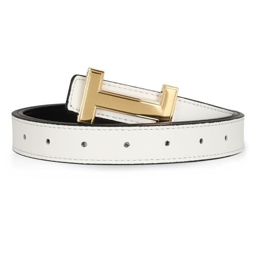 Relang Women's Belts with Gold Buckle, Fashion Waist Band, Elegant Ladies' Belt, Gift for Women | Amazon (US)
