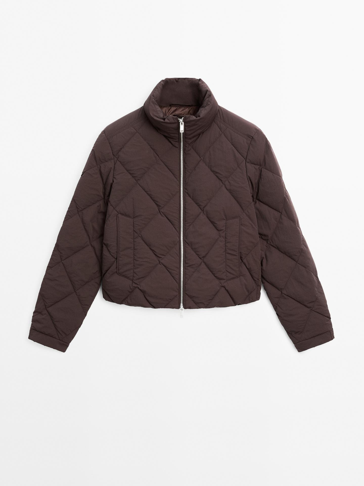 Short puffer jacket | Massimo Dutti UK
