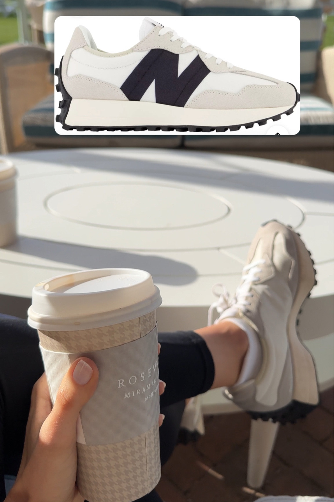 These are my New Balance 327’s! These had such a moment last year and then the trend went into the super chunky styles but these have stayed a staple for me. So comfortable and flattering. 

I always pack them for trips because they look equally good with leggings/workout clothes or styled - I walked all over Paris in these with dresses 

#LTKtravel #LTKstyletip #LTKshoecrush