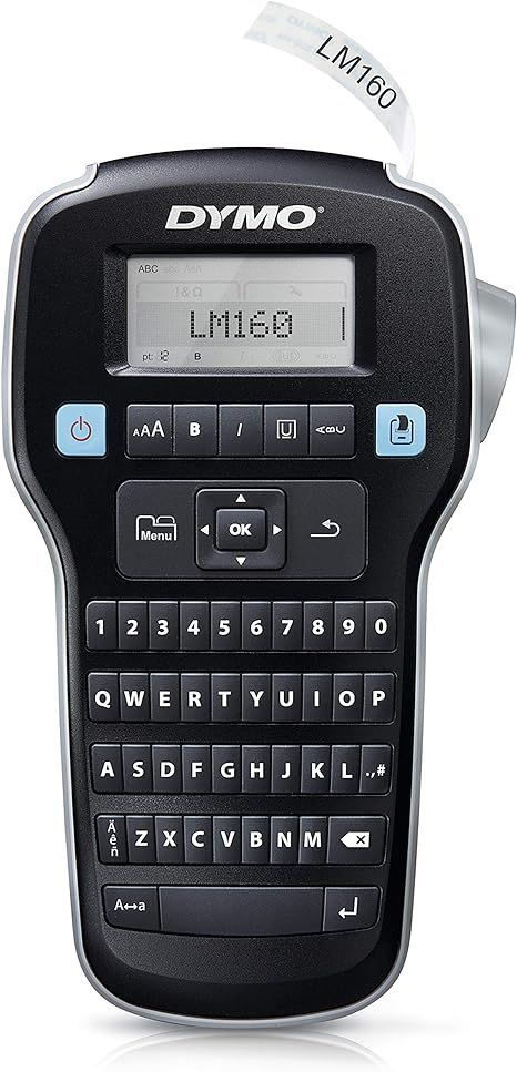DYMO Label Maker LabelManager 160 Portable Label Maker, Easy-to-Use, One-Touch Smart Keys, QWERTY... | Amazon (US)