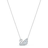 SWAROVSKI Dancing Swan Pendant Necklace, Iconic Swarovski Swan Pendant with Clear Swarovski Crystals | Amazon (US)