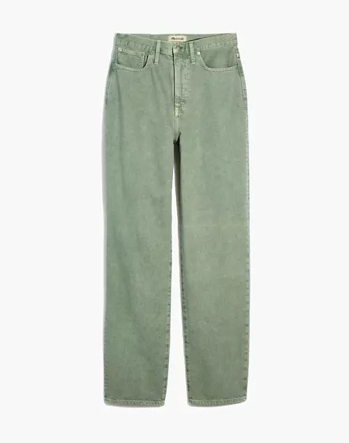 Baggy Straight Jeans: Garment-Dyed Edition | Madewell
