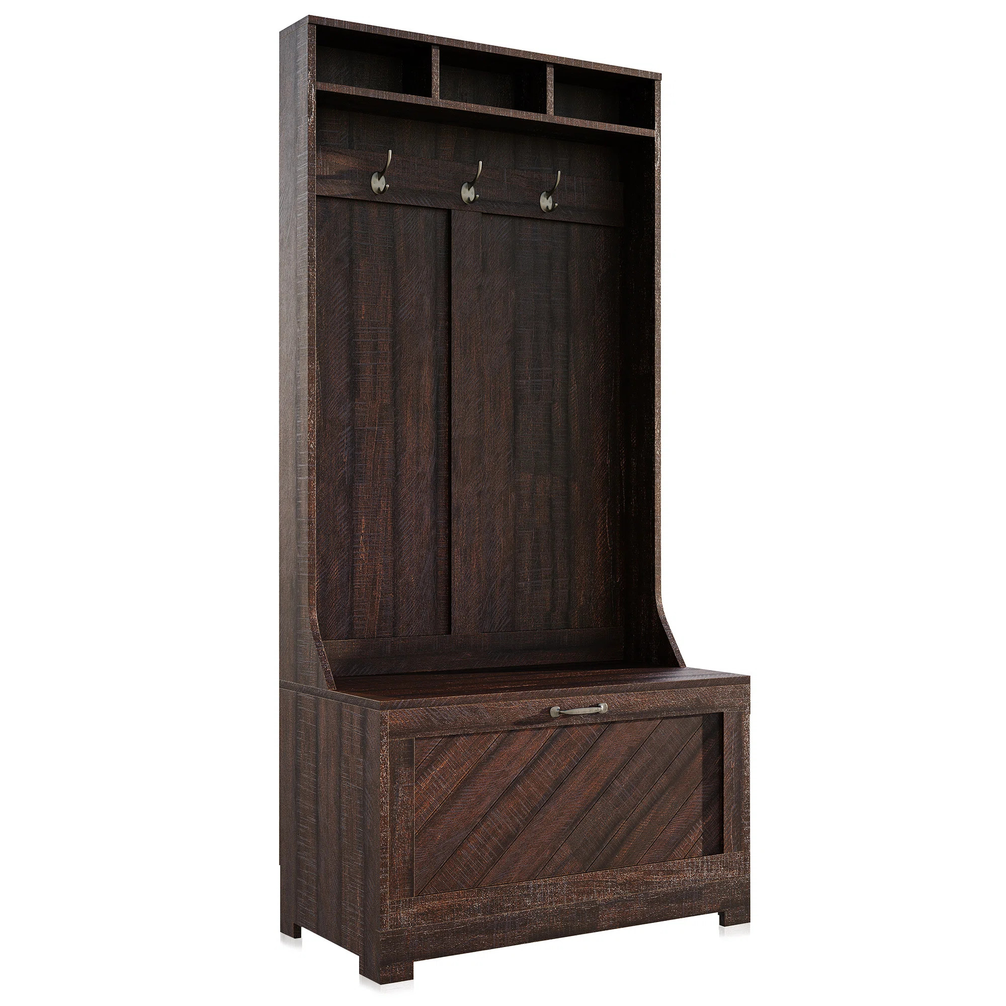 Loon Peak® Etsuo Hall Tree with Bench & Reviews | Wayfair | Wayfair North America