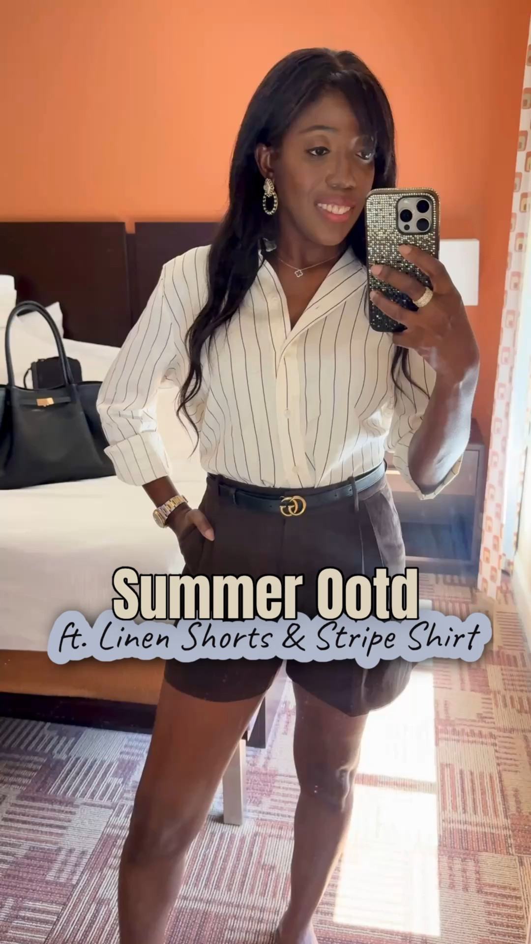 Summer Outfit of the Day
Shorts. True to size. Wearing a 6
Shirt is loose fit. Wearing small. 

Casual Outfits, Summer Outfits, Vacation Outfits, Linen Shorts, Ootd, 

#LTKSaleAlert

#LTKstorytime #LTKootd #LTKOver40
