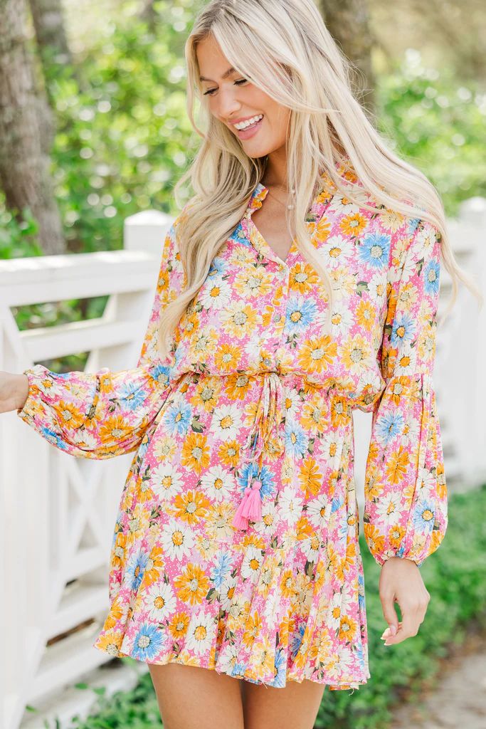 The Sweetest Dream Pink Floral Dress | The Mint Julep Boutique