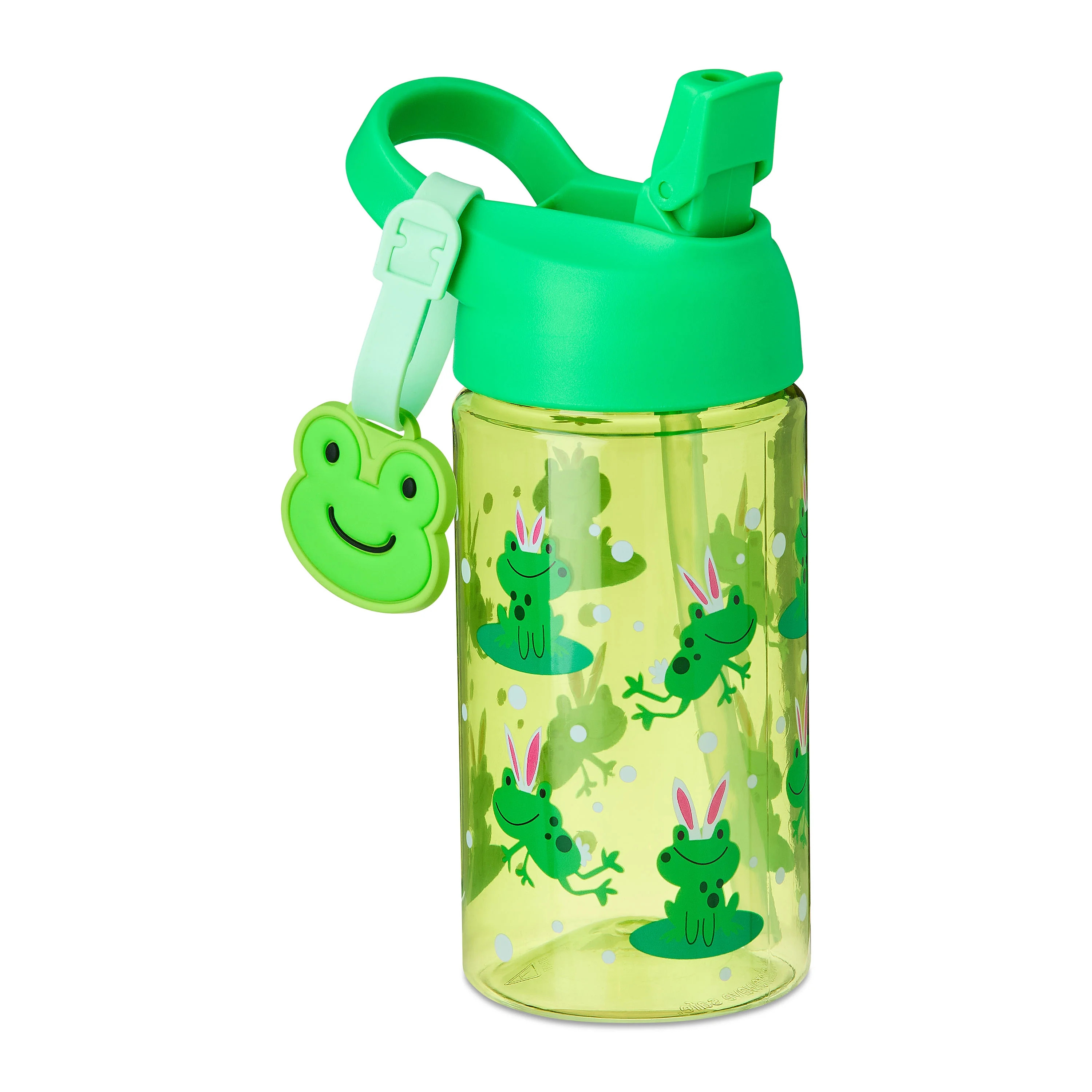 Plastic Frog Tumbler Party Favor with Clip-On Lid and Charm, Green, Easter by Way To Celebrate | Walmart (US)