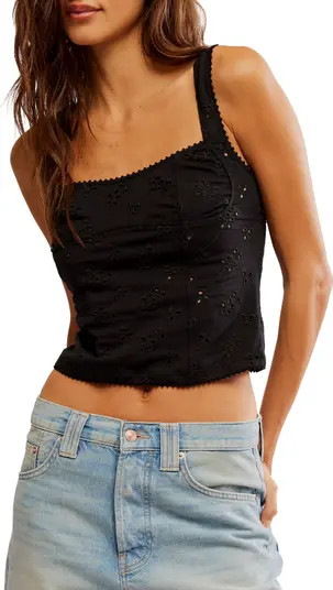 Full Bloom Eyelet Knit Camisole | Nordstrom