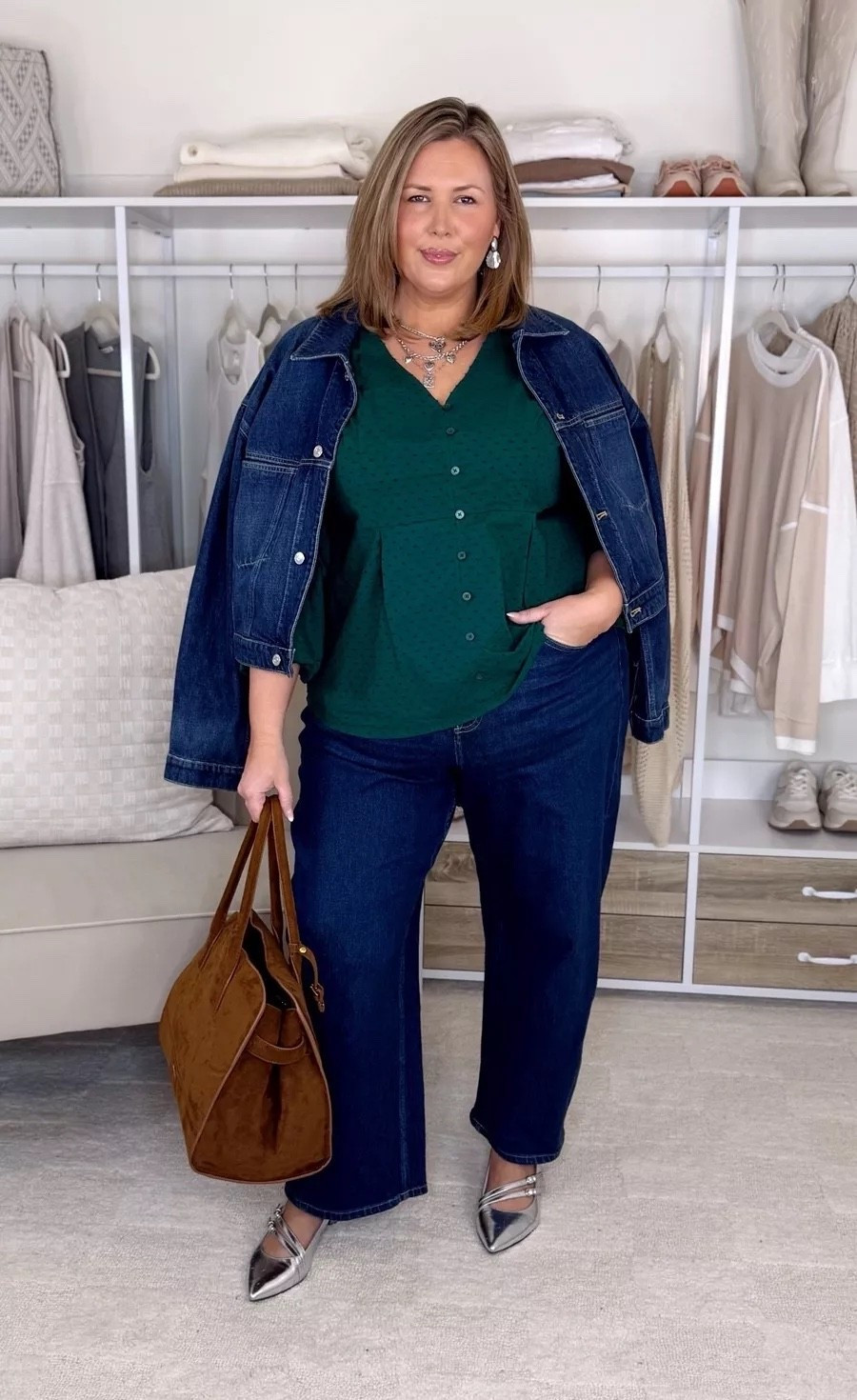 Wearing an 18 in the top, 2X in the jacket and jeans! 

Plus size fashion, date night outfit, ootd, trendy outfit ideas, denim jacket

#LTKMidsize #LTKPlusSize #LTKHoliday