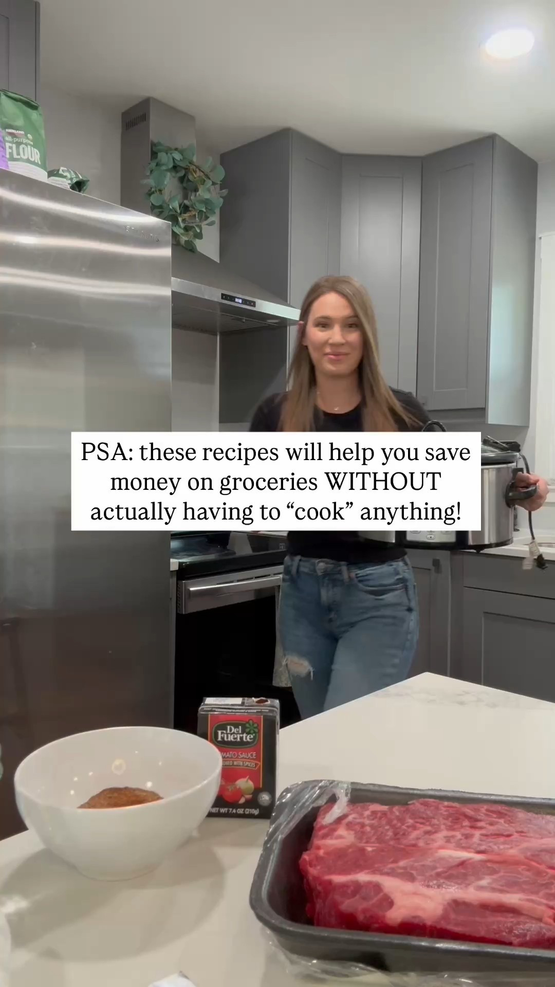 Cheater Birria Tacos are a repeating budget recipe in our house. 

Grab this recipe and check out my full budget meal plans with the Etsy link in my bio! 

Cheater Birrria:
2-3lbs chuck roast, trim fat off
4oz Del Furte tomato sauce
1/2 cup water
1 beef bouillon cube
3 bay leaves
2 tbsp ancho chili powder
2 tsp each garlic powder & onion powder 
1 tsp each, black pepper, oregano, cumin
1/2tsp each; ground cloves & cinnamon 
1/4 tsp ginger

1.CP low 6-8 hours (IP 18-24 min) then shred
2. Assemble on tortillas with melted chihuahua cheese, cilantro, and diced onions.

*full recipes with side dishes in meal plan!

#birriatacos #quesobirria #tacotuesday #crockpotrecipes #momscooking #plandymandy 

#LTKKids #LTKFamily #LTKHome