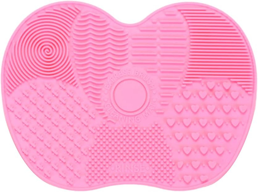 Silicone Makeup Brush Cleaning Mat, Portable Washing Tool | Amazon (UK)