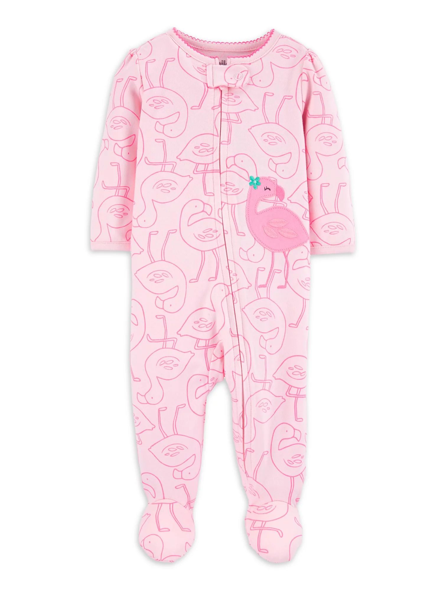 Child of Mine Baby Girls Flamingo Sleep N' Play | Walmart (US)