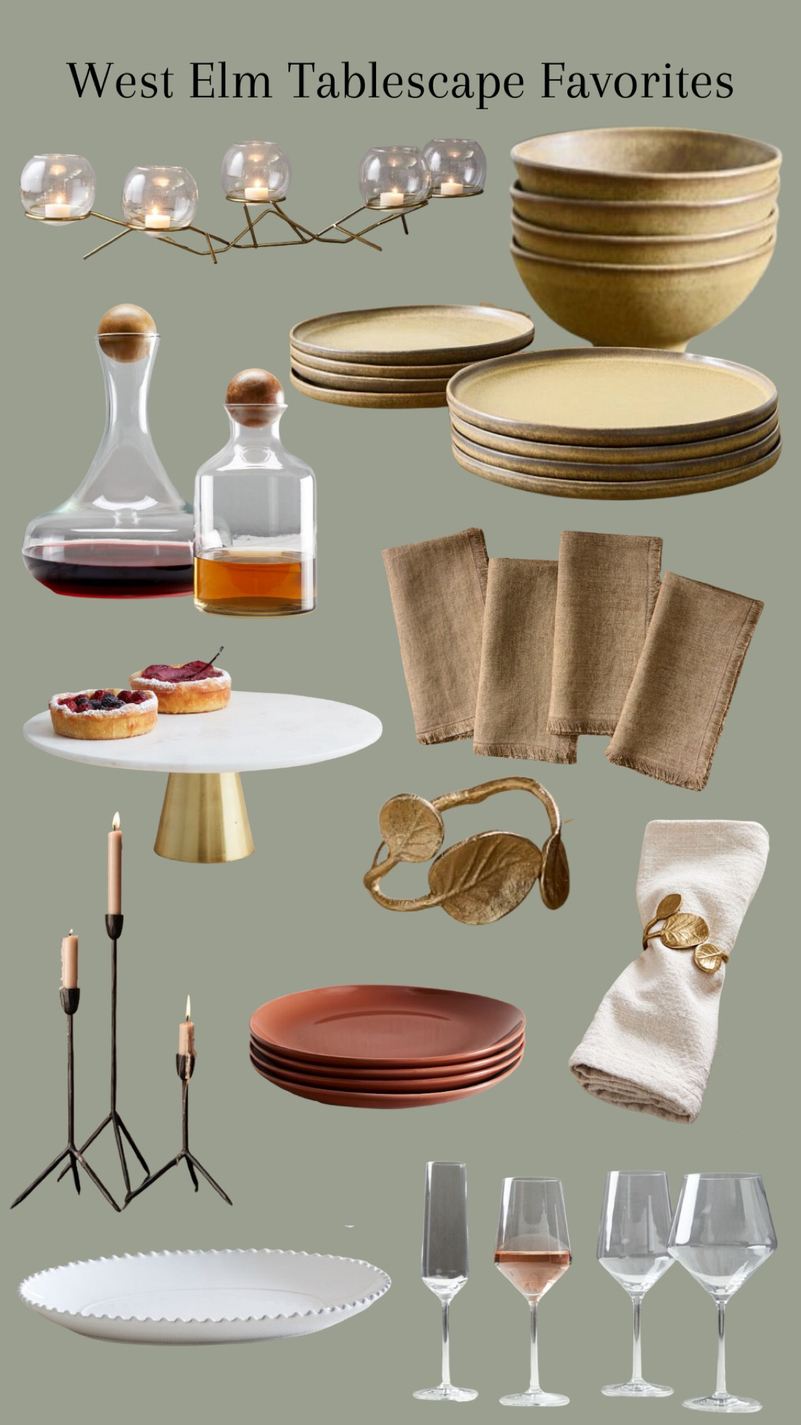 West Elm Tablescape Favorites #westelm #tablescape #tabledecor #thanksgiving #tablecenterpiece 

#LTKHoliday #LTKhome #LTKSeasonal