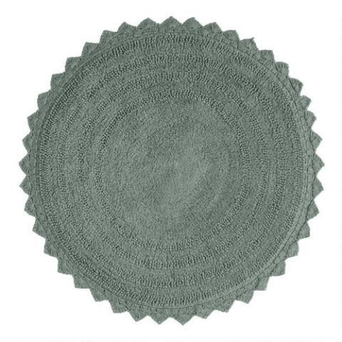 Redondo Round Cotton Bath Mat | World Market