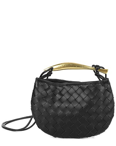 Woven Leather Crossbody | Gilt & Gilt City