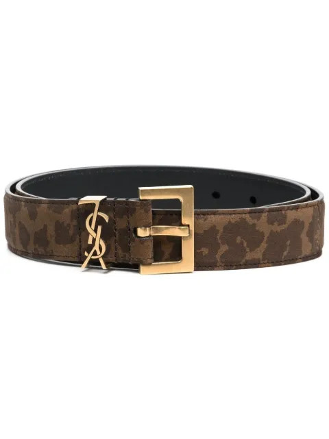 Saint Laurent Gürtel Mit Animal-Print - Farfetch | Farfetch Global