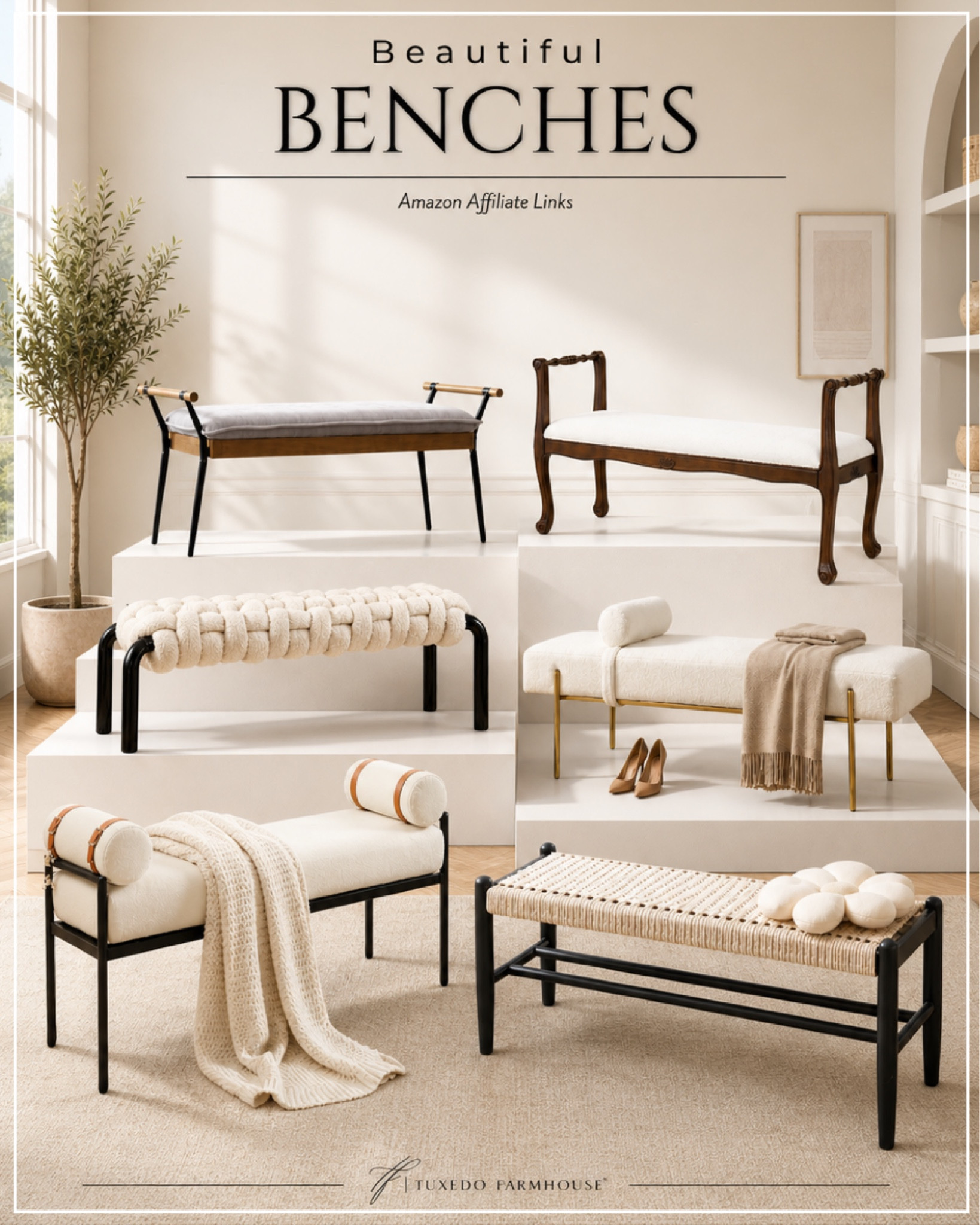 Amazon - Beautiful Benches

Transform any space with these comfy and stylish benches. Perfect for adding a touch of elegance to your home. #HomeDecor

 

 #LTKSeasonal #LTKHome #LTKSaleAlert